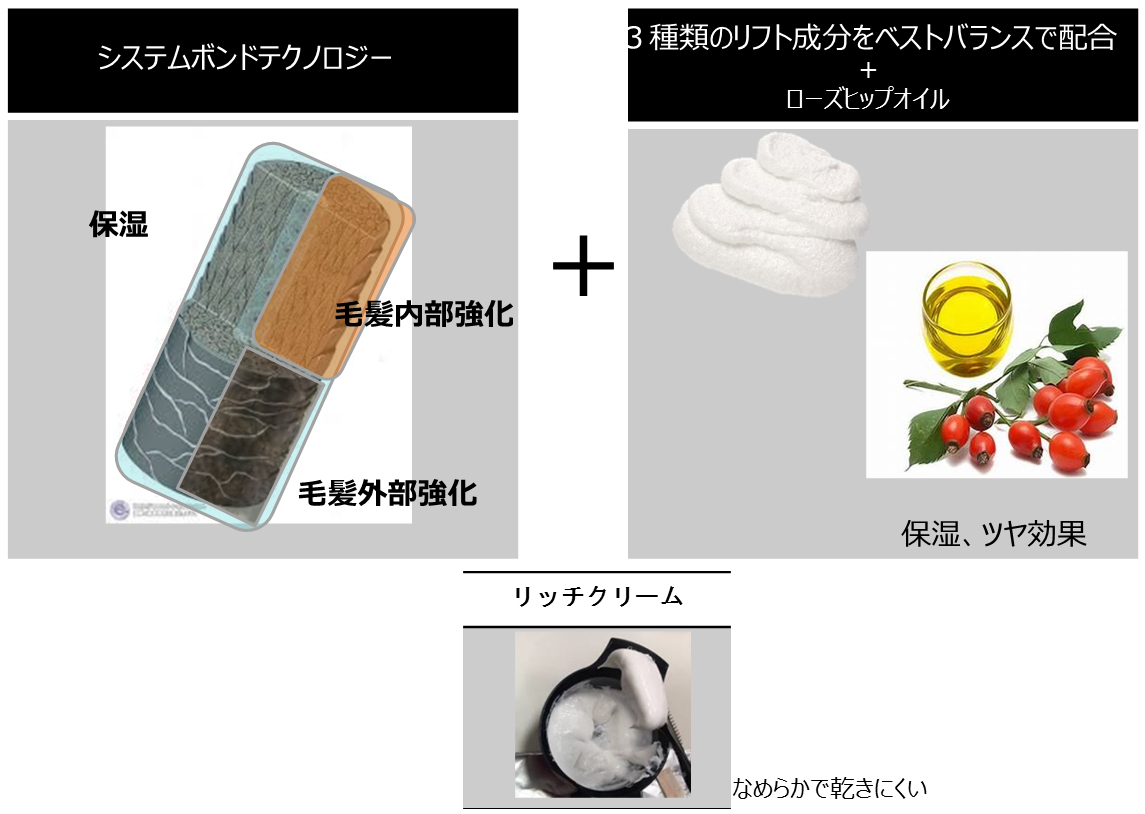 BLEACH MASTER,ブリーチマスター,資生堂プロフェッショナル,ケアブリーチ,システムボンドテクノロジー,ファイバープレックス