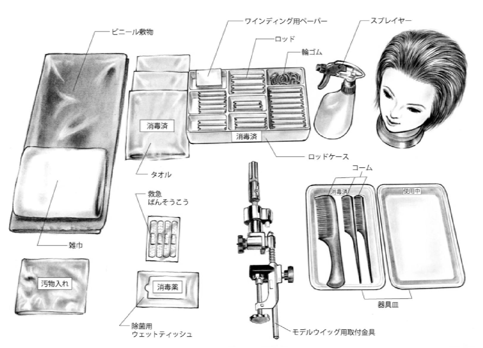 美容師国家試験カットウィッグ国試カット第一課題用 - blog.knak.jp